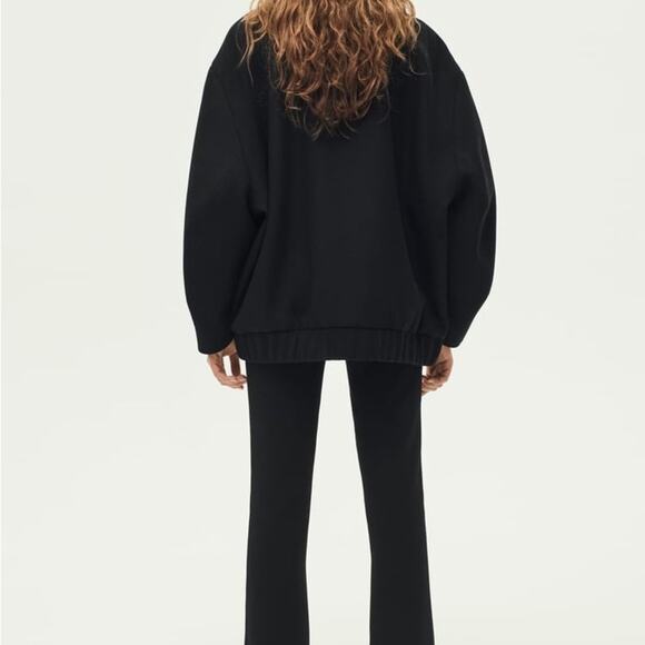 ZARA ZW COLLECTION WOOL BOMBER - Picture 5 of 10